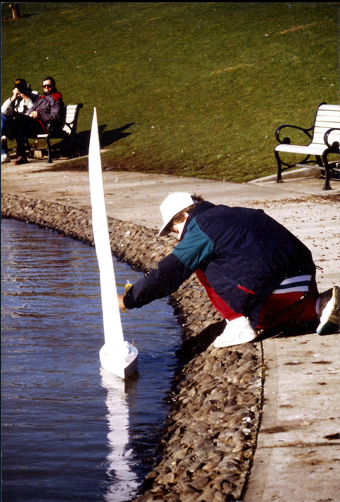 RC sailboat hobby photograph